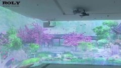 ROLY投影仪深度上海木文化博览园展厅的出色呈现